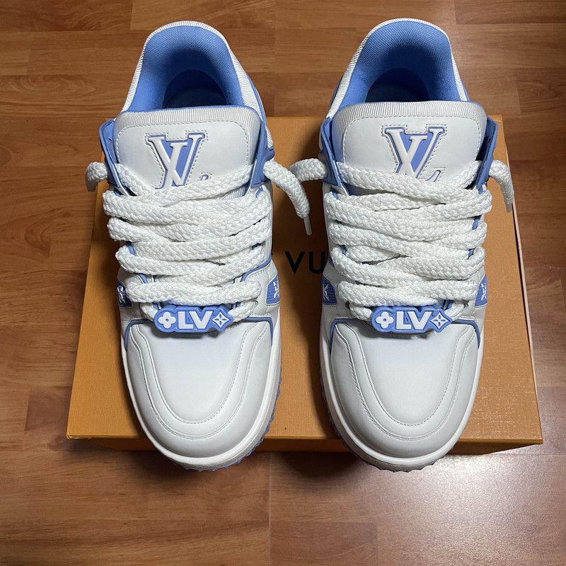 Louis Vuitton Louis Vuitton Trainer Maxi Low Top Sneakers 0079 Size US 8.5 / EU 41-42 - 2 Thumbnail