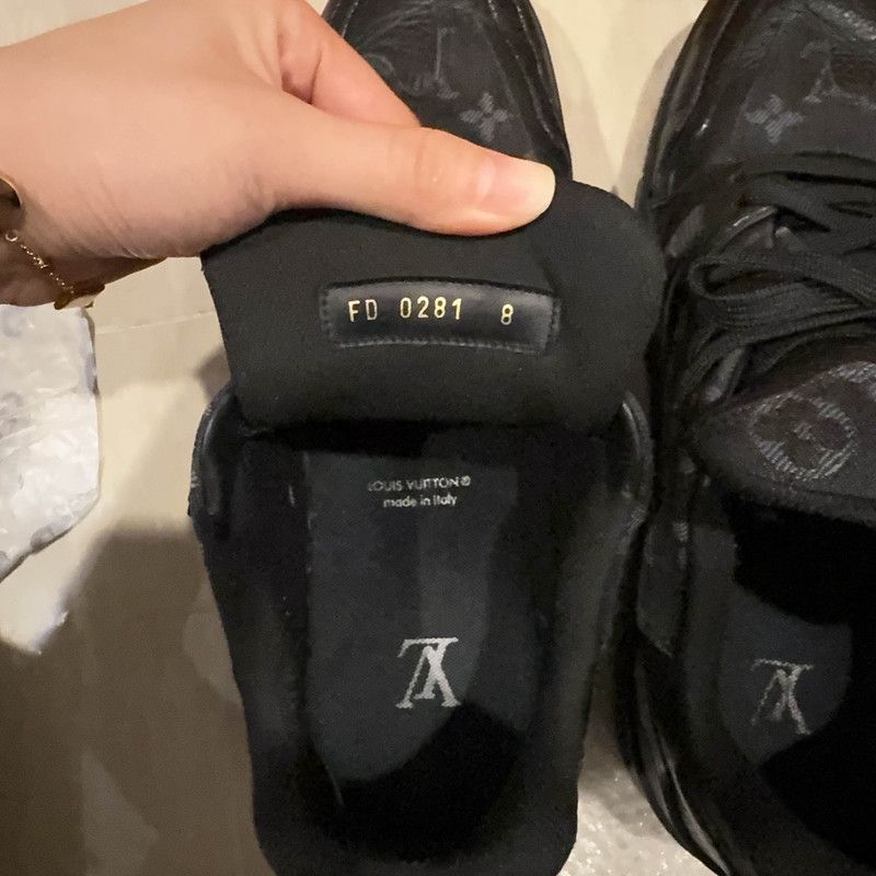 Louis Vuitton Louis Vuitton Black Casual Sneakers 0079 Size US 8.5 / EU 41-42 - 5 Thumbnail