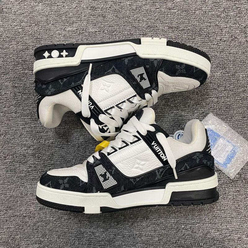 Louis Vuitton Louis Vuitton Panda Trainer Low-Top Sneakers 0079 Size US 7.5 / EU 40-41 - 6 Thumbnail