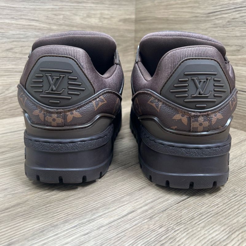 Louis Vuitton Louis Vuitton Trainer Maxi Brown Low Top Sneakers 0079 Size US 7.5 / EU 40-41 - 5 Thumbnail