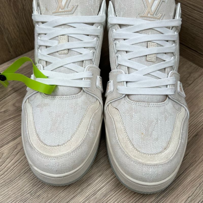 Louis Vuitton Louis Vuitton Classic Logo Trainer Sneakers for Men 0079 Size US 11 / EU 44 - 3 Thumbnail