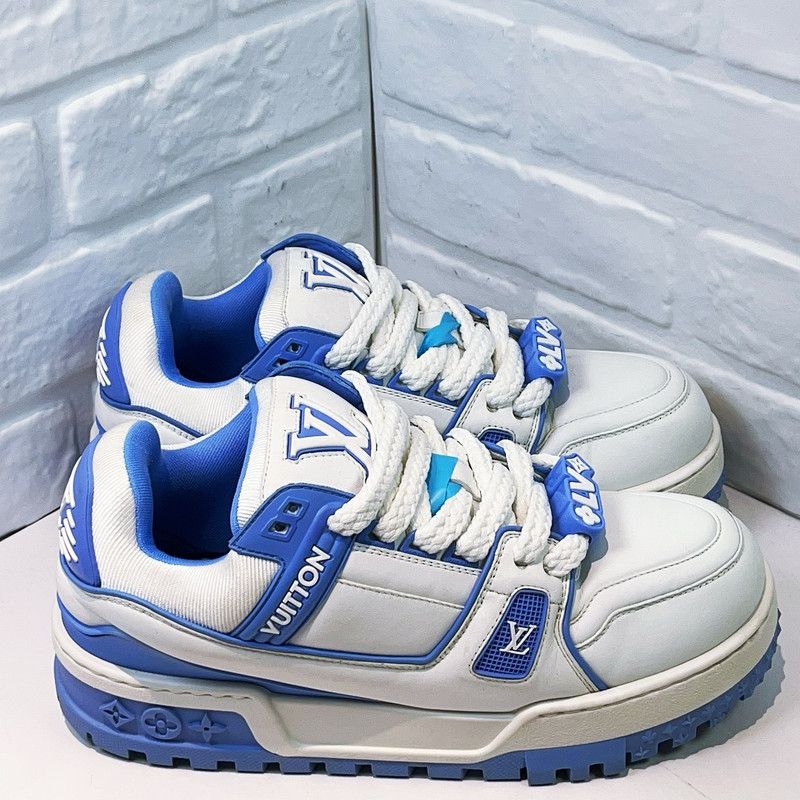 Louis Vuitton Louis Vuitton Trainer Maxi Low-Top Sneakers 0079 Size US 9.5 / EU 42-43 - 3 Thumbnail