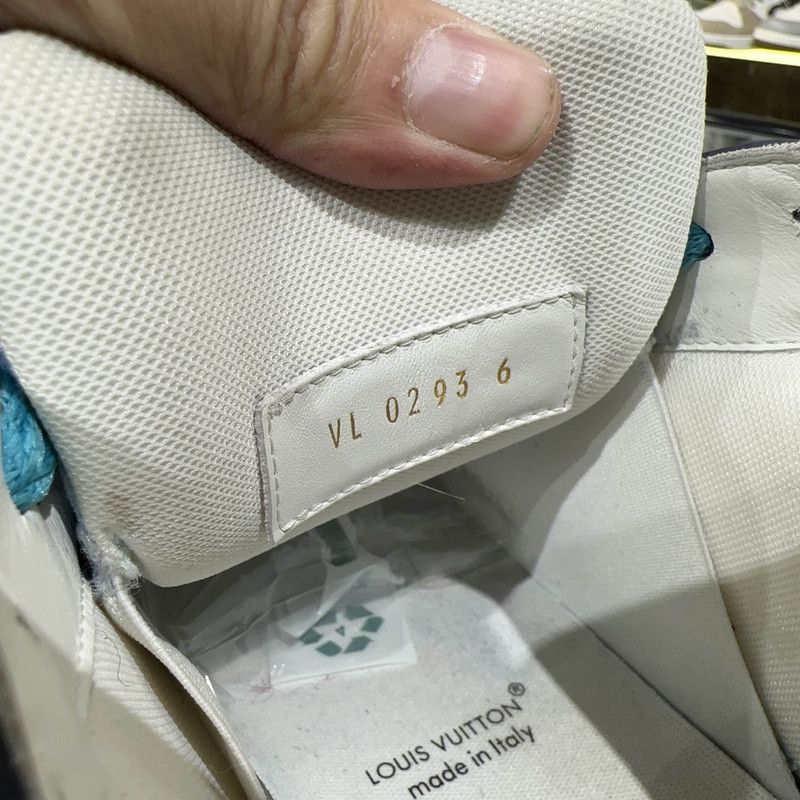 Louis Vuitton Louis Vuitton Trainer Maxi Blue Casual Sneakers 0079 Size US 8.5 / EU 41-42 - 5 Thumbnail