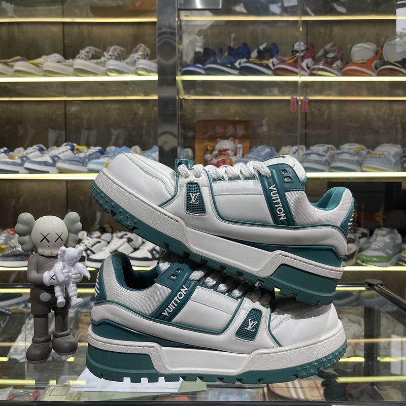 Louis Vuitton Louis Vuitton Trainer Maxi Low Sneakers for Everyone 0079 Size US 9.5 / EU 42-43 - 8 Thumbnail