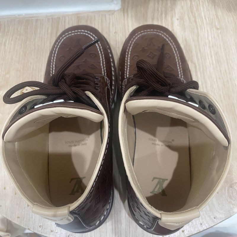 Louis Vuitton Tyler, The Creator x Louis Vuitton Brown Martens 0079 Size US 8 / EU 41 - 15 Thumbnail