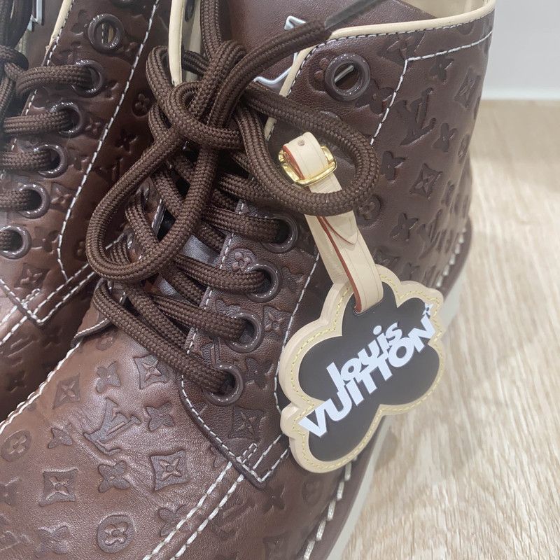 Louis Vuitton Tyler, The Creator x Louis Vuitton Brown Martens 0079 Size US 8 / EU 41 - 10 Thumbnail