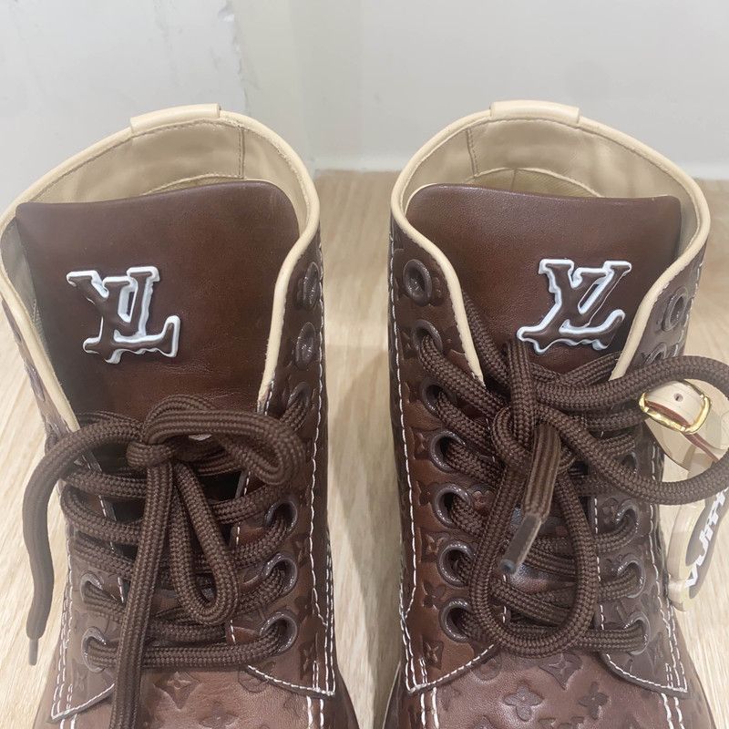 Louis Vuitton Tyler, The Creator x Louis Vuitton Brown Martens 0079 Size US 8 / EU 41 - 11 Thumbnail