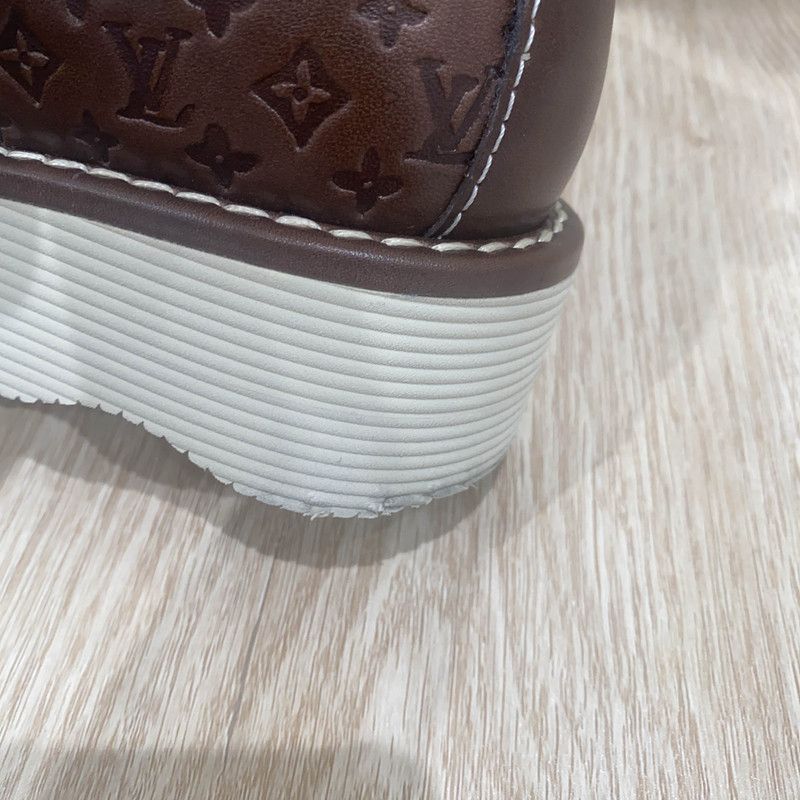 Louis Vuitton Tyler, The Creator x Louis Vuitton Brown Martens 0079 Size US 8 / EU 41 - 13 Thumbnail