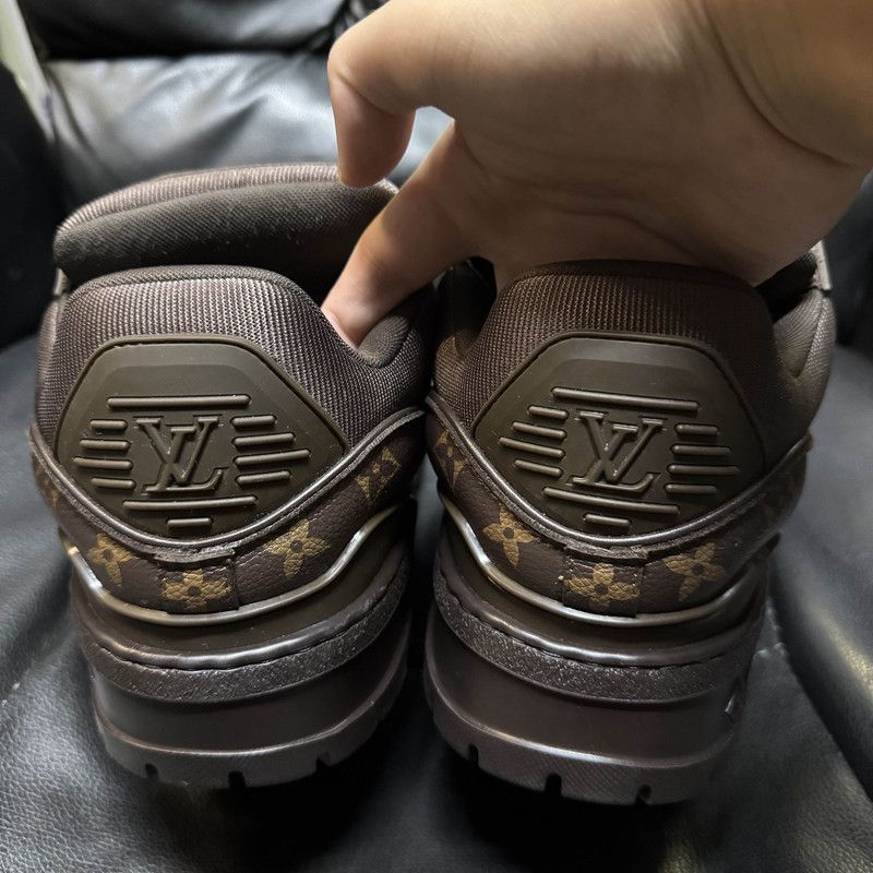 Louis Vuitton Louis Vuitton Trainer Maxi Brown Low-Top Sneakers 0079 Size US 8.5 / EU 41-42 - 3 Thumbnail