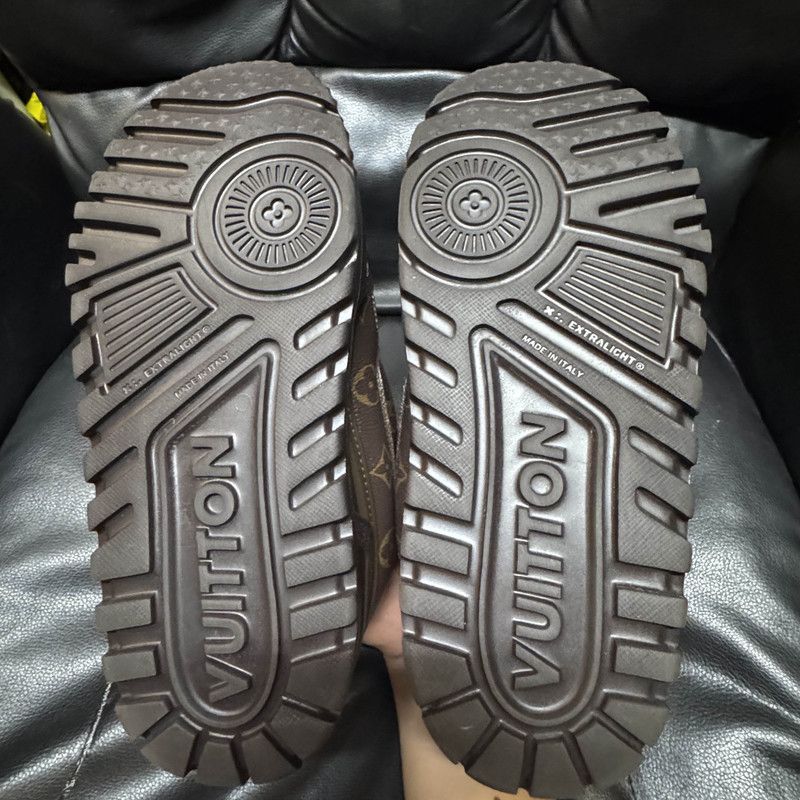 Louis Vuitton Louis Vuitton Trainer Maxi Brown Low-Top Sneakers 0079 Size US 8.5 / EU 41-42 - 4 Thumbnail