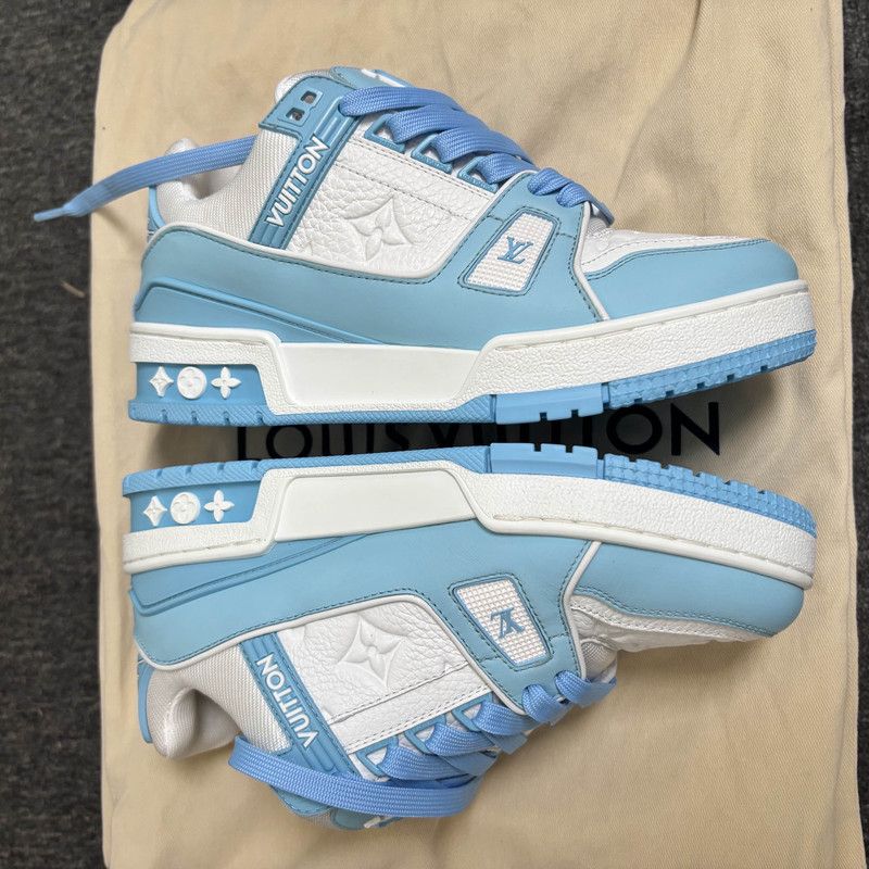 Louis Vuitton Louis Vuitton Trainer Low Top Fashion Sneakers 0079 Size US 5.5 / EU 38 - 8 Thumbnail