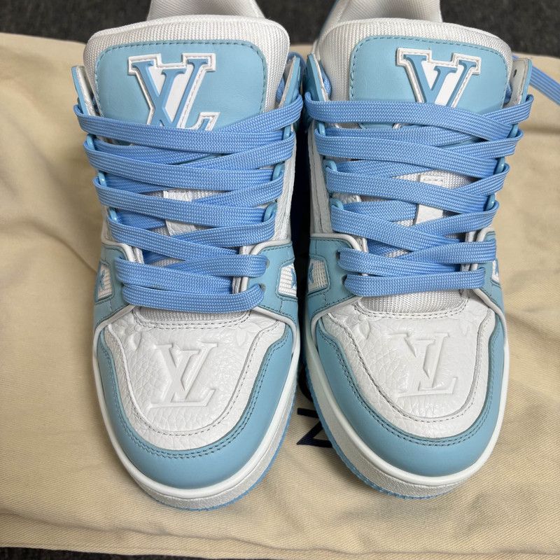 Louis Vuitton Louis Vuitton Trainer Low Top Fashion Sneakers 0079 Size US 5.5 / EU 38 - 2 Thumbnail