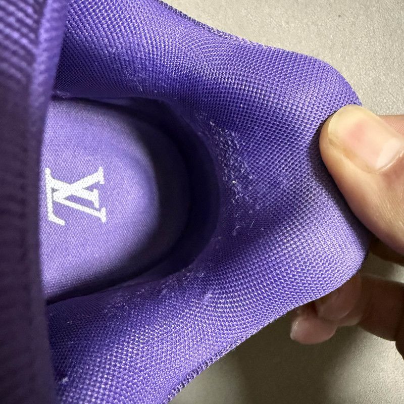Louis Vuitton Louis Vuitton Trainer Maxi Leather Sneakers in Purple 0079 Size US 8 / EU 41 - 9 Thumbnail