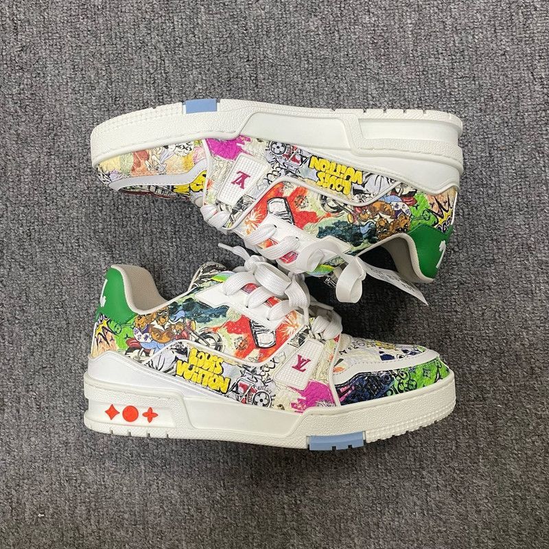 Louis Vuitton Louis Vuitton Trendy Low Top Sneakers 0079 Size US 6.5 / EU 39-40 - 4 Thumbnail