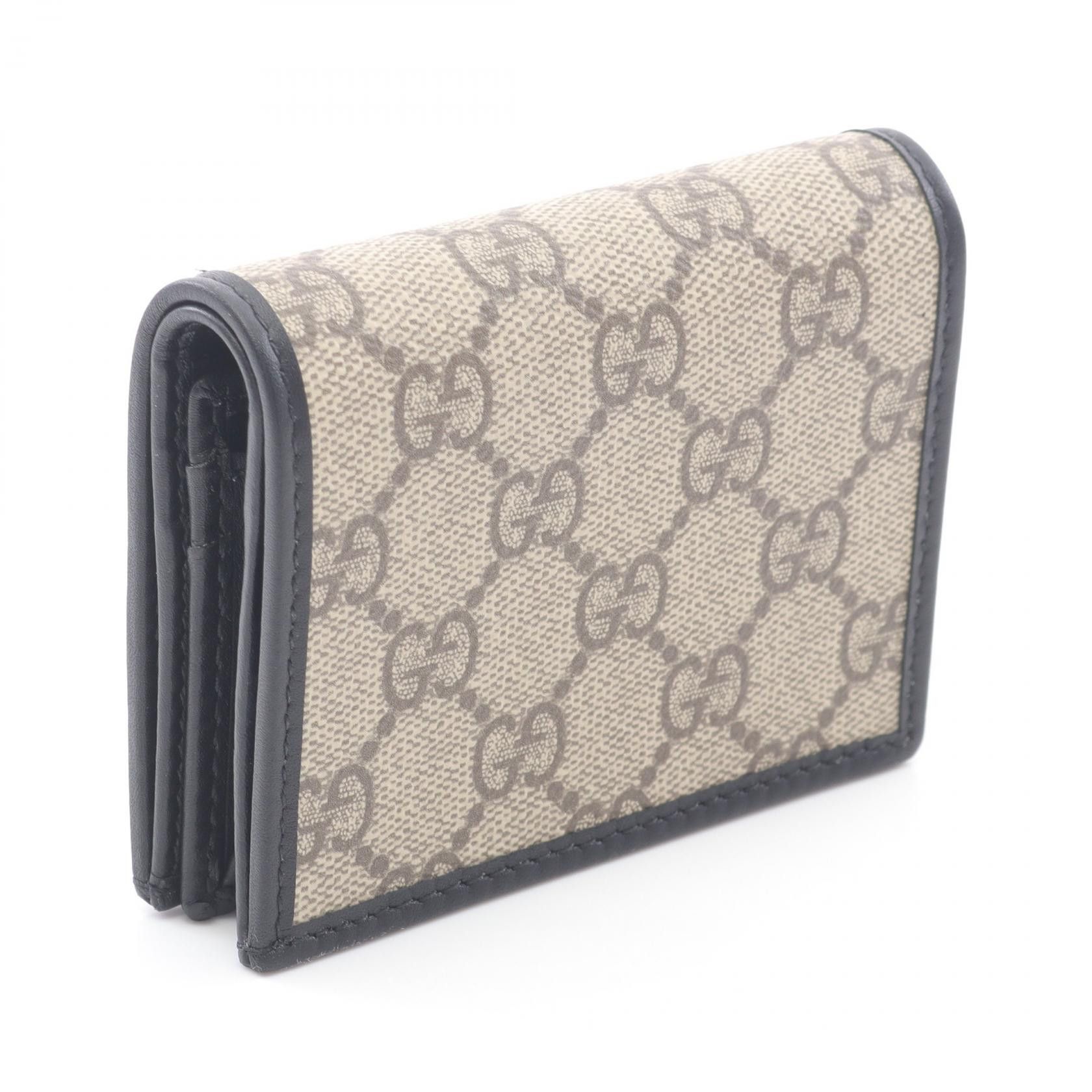 Gucci Gucci Gucci Horsebit 1955 GG Supreme Leather Wallet Leather Short Wallet 621887FAD6L9741 Size ONE SIZE - 2 Thumbnail