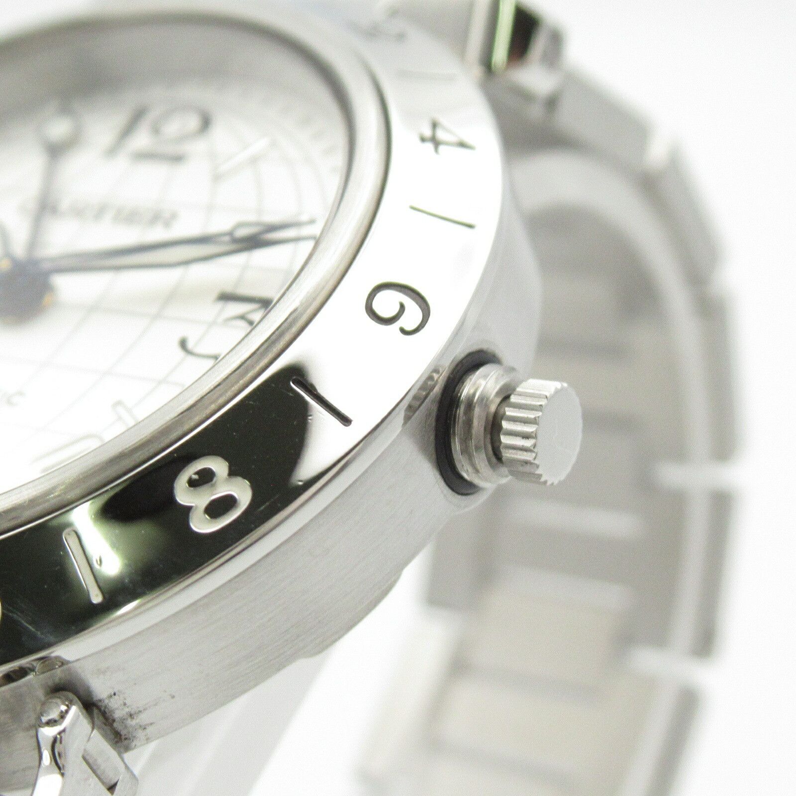 Cartier Cartier Cartier Pasha C Meridian Stainless Steel Watch Metal Automatic W31078M7 Size ONE SIZE - 7 Thumbnail