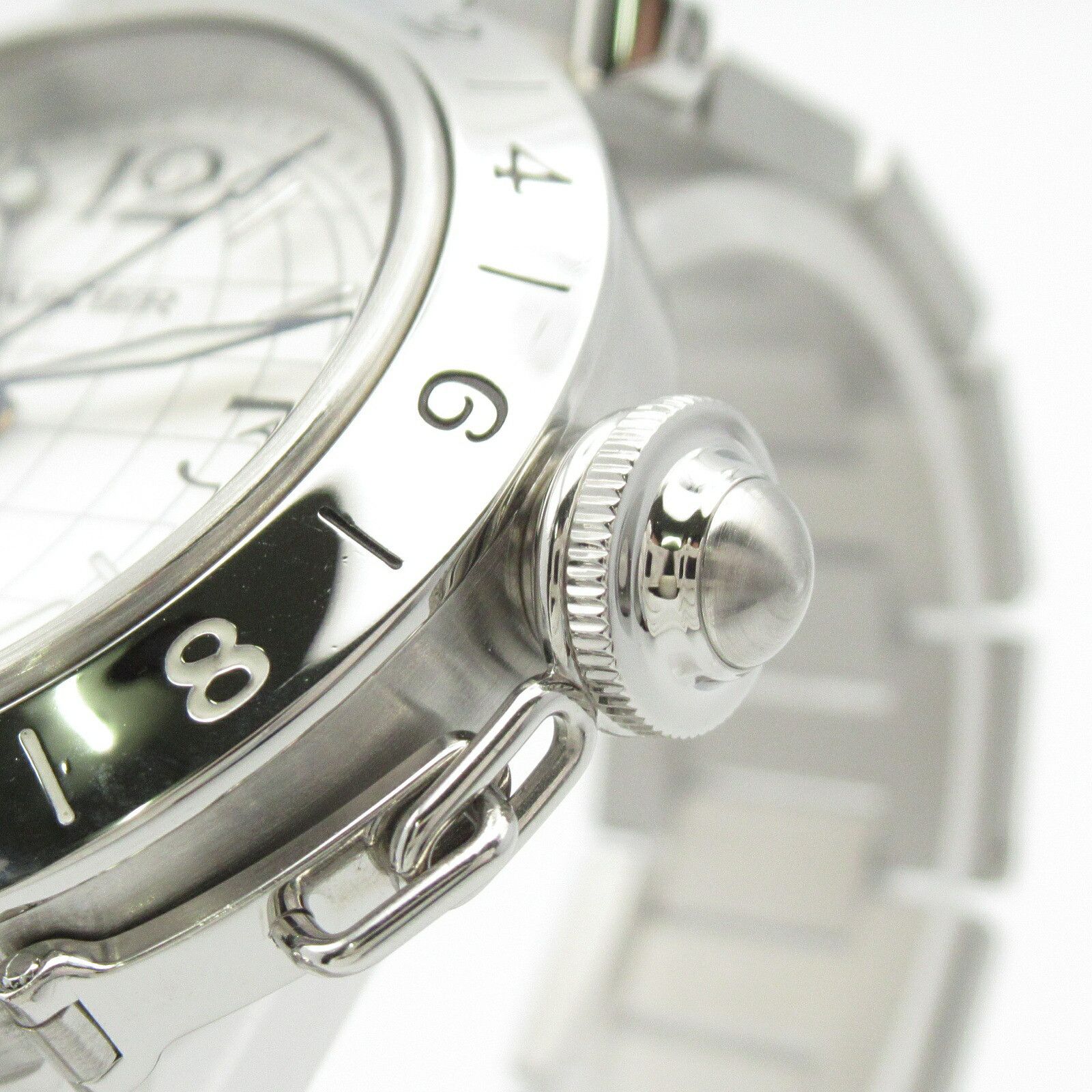 Cartier Cartier Cartier Pasha C Meridian Stainless Steel Watch Metal Automatic W31078M7 Size ONE SIZE - 6 Thumbnail