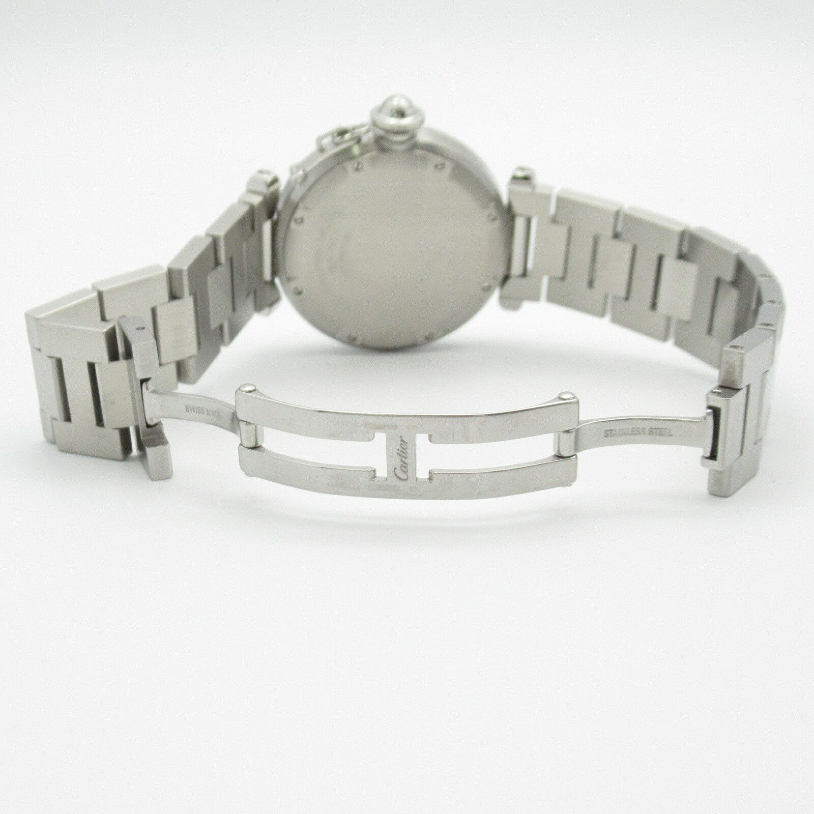 Cartier Cartier Cartier Pasha C Meridian Stainless Steel Watch Metal Automatic W31078M7 Size ONE SIZE - 4 Thumbnail