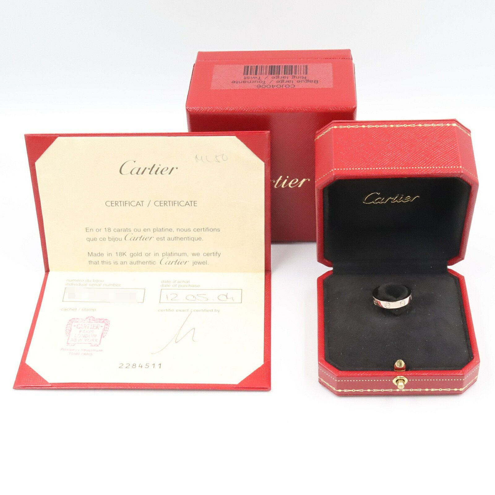 Cartier Cartier Cartier Mini Love Ring Au750 Ring Size 9.5 Metal Ring Size ONE SIZE - 6 Thumbnail