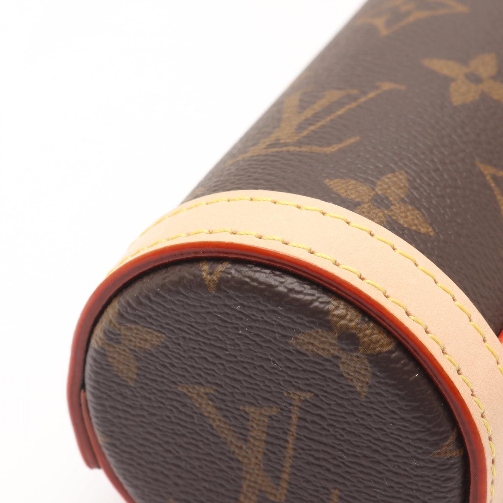 Louis Vuitton Louis Vuitton Louis Vuitton Flask Holder Monogram Shoulder Bag Canvas Shoulder Bag GI0518 Size ONE SIZE - 7 Thumbnail
