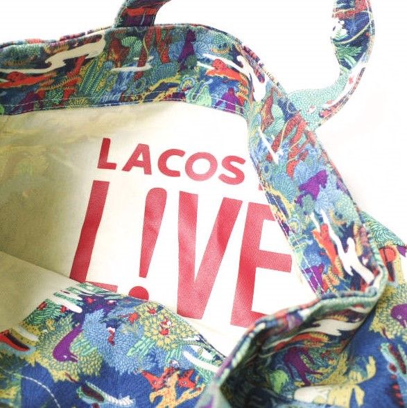 Other Other Lacoste LIVE Animal Print Cotton Tote Bag Cotton Tote Bag Size ONE SIZE - 7 Thumbnail