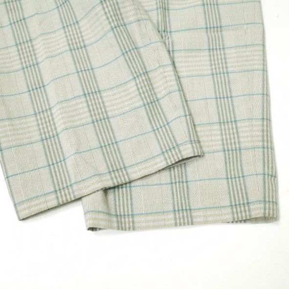 Other Other green label relaxing UNITED ARROWS Check Tuck Wide Pants Polyester Pants Others Bottoms 3614-199-2406 Size ONE SIZE - 9 Thumbnail