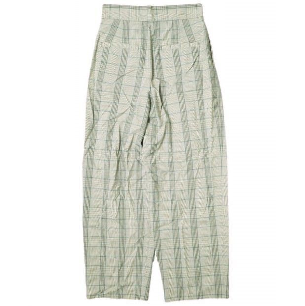 Other Other green label relaxing UNITED ARROWS Check Tuck Wide Pants Polyester Pants Others Bottoms 3614-199-2406 Size ONE SIZE - 2 Thumbnail