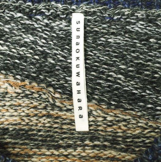 Other Other sunaokuwahara Crazy Pattern Wool Blend Poncho Others Tops SK33AD006 Size ONE SIZE - 3 Thumbnail