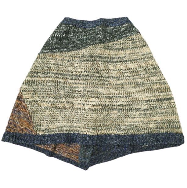 Other Other sunaokuwahara Crazy Pattern Wool Blend Poncho Others Tops SK33AD006 Size ONE SIZE - 2 Thumbnail