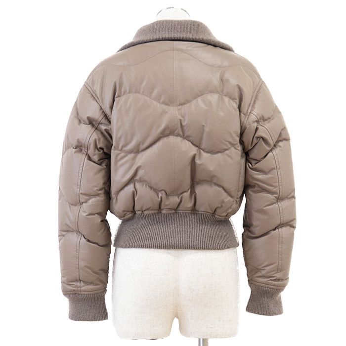 Hermes Hermes Hermes Down Jacket Cowhide Cashmere Down Jacket Leather Outerwear Size ONE SIZE - 7 Thumbnail