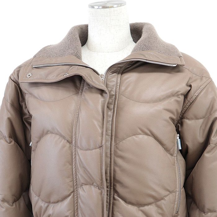 Hermes Hermes Hermes Down Jacket Cowhide Cashmere Down Jacket Leather Outerwear Size ONE SIZE - 2 Thumbnail
