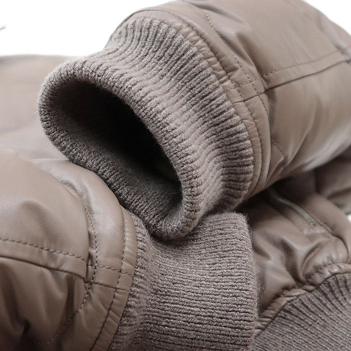 Hermes Hermes Hermes Down Jacket Cowhide Cashmere Down Jacket Leather Outerwear Size ONE SIZE - 5 Thumbnail