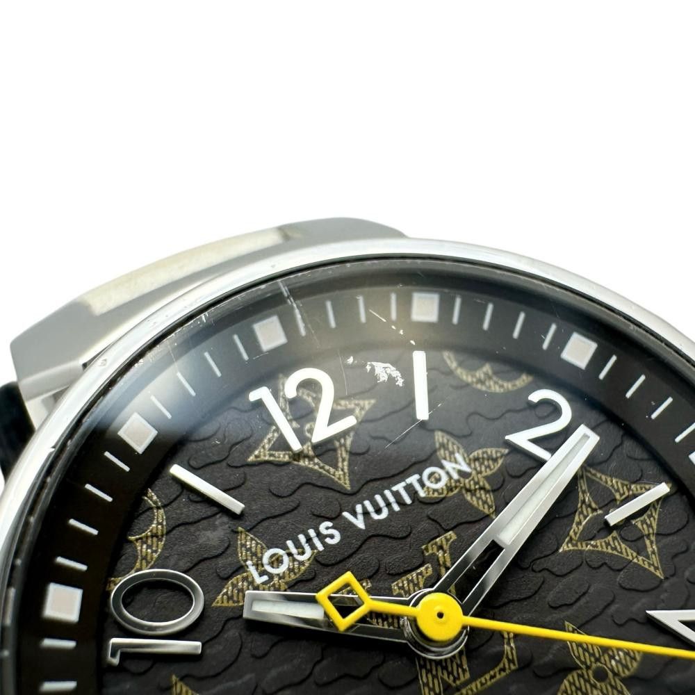 Louis Vuitton Louis Vuitton Louis Vuitton Tambour PM Stainless Steel Metal Quartz QA070 Size ONE SIZE - 9 Thumbnail