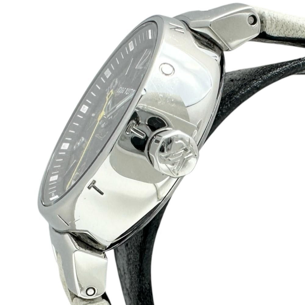 Louis Vuitton Louis Vuitton Louis Vuitton Tambour PM Stainless Steel Metal Quartz QA070 Size ONE SIZE - 3 Thumbnail