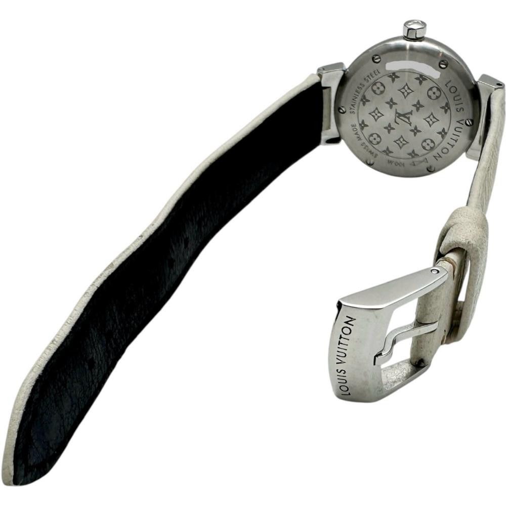 Louis Vuitton Louis Vuitton Louis Vuitton Tambour PM Stainless Steel Metal Quartz QA070 Size ONE SIZE - 5 Thumbnail