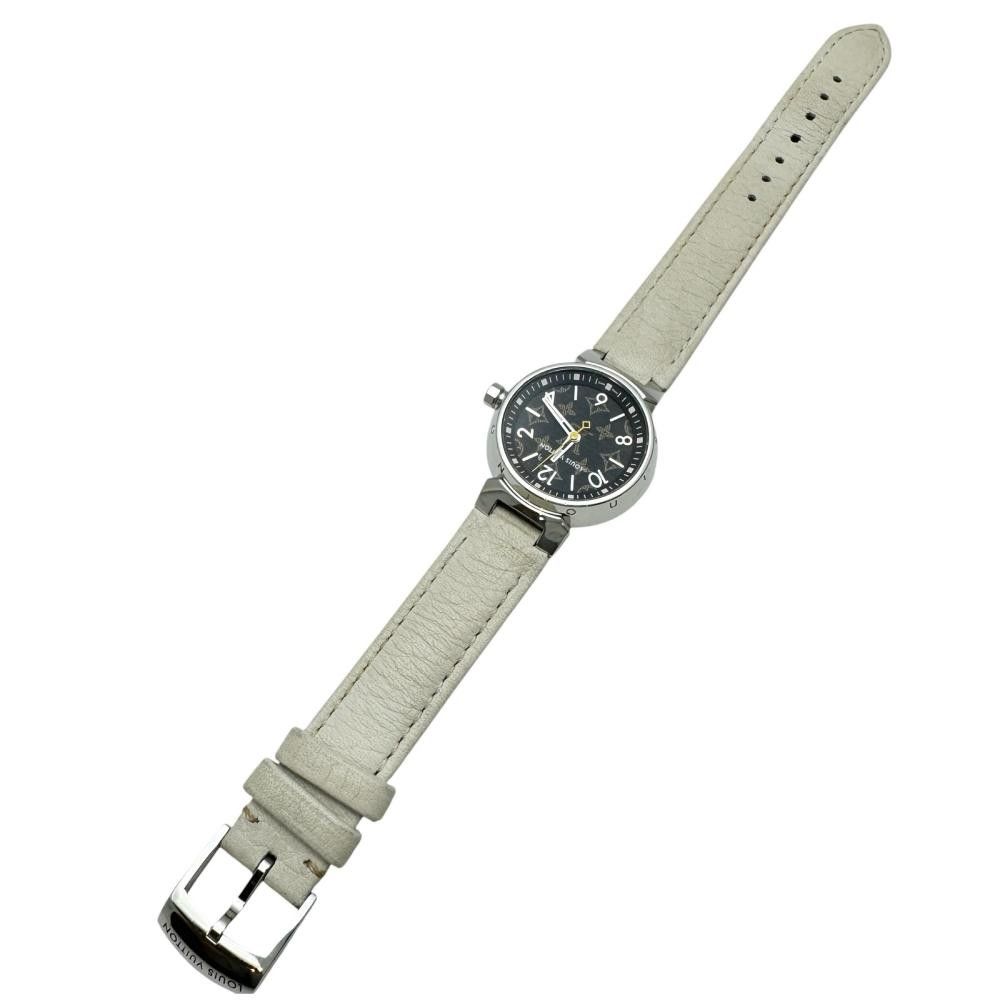 Louis Vuitton Louis Vuitton Louis Vuitton Tambour PM Stainless Steel Metal Quartz QA070 Size ONE SIZE - 6 Thumbnail