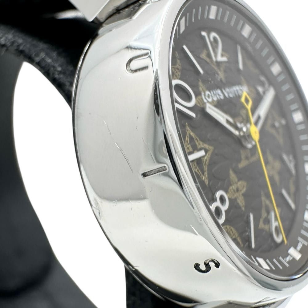 Louis Vuitton Louis Vuitton Louis Vuitton Tambour PM Stainless Steel Metal Quartz QA070 Size ONE SIZE - 7 Thumbnail