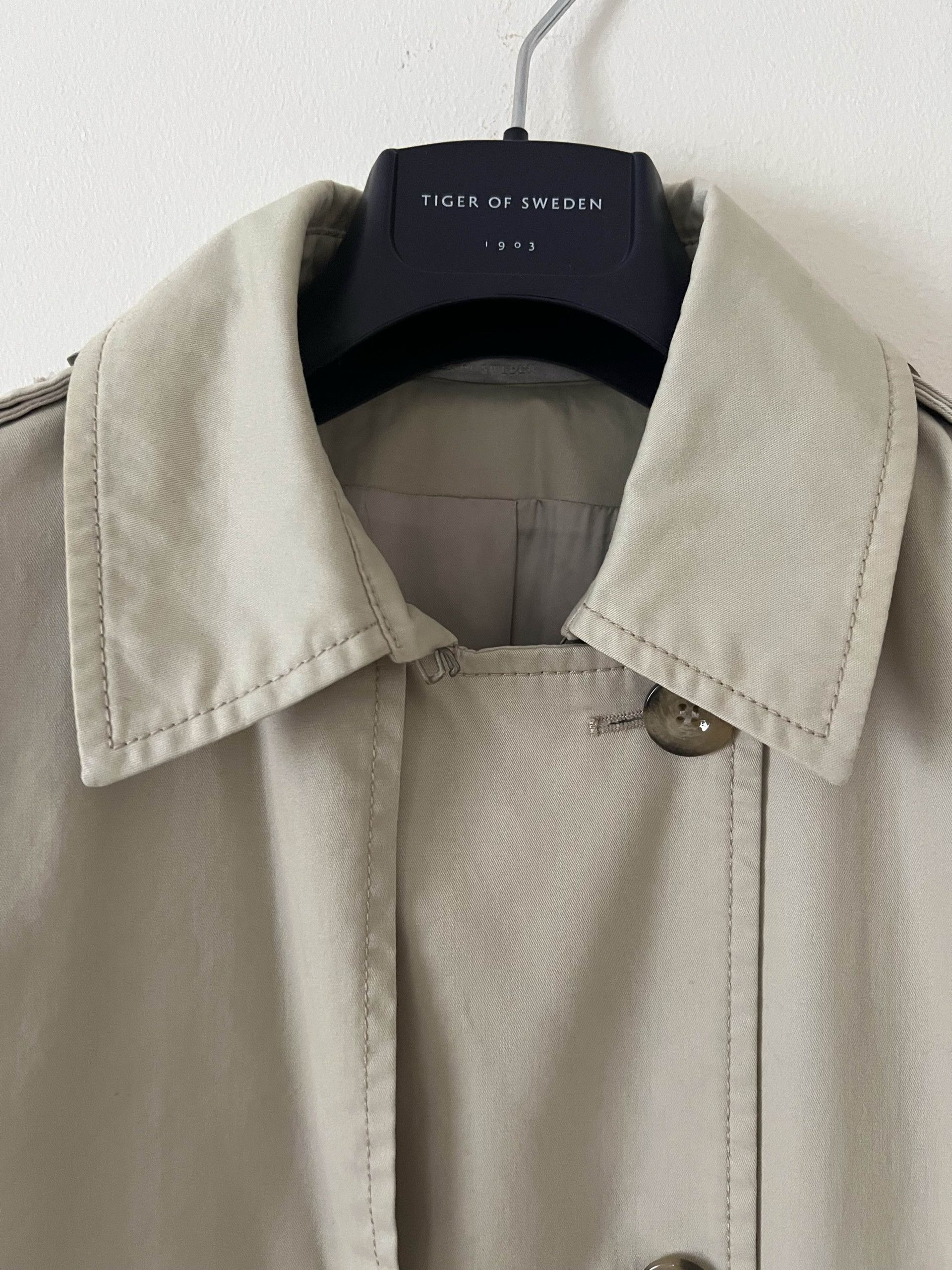 Tiger of Sweden Tiger of Sweden Trenchcoat Size S / US 4 / IT 40 - 3 Thumbnail
