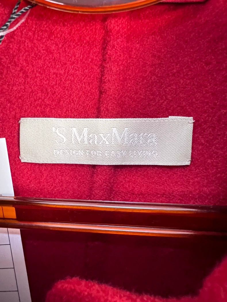 Max Mara MaxMara Red Cashmere Long Coat -dmc Size ONE SIZE - 6 Thumbnail