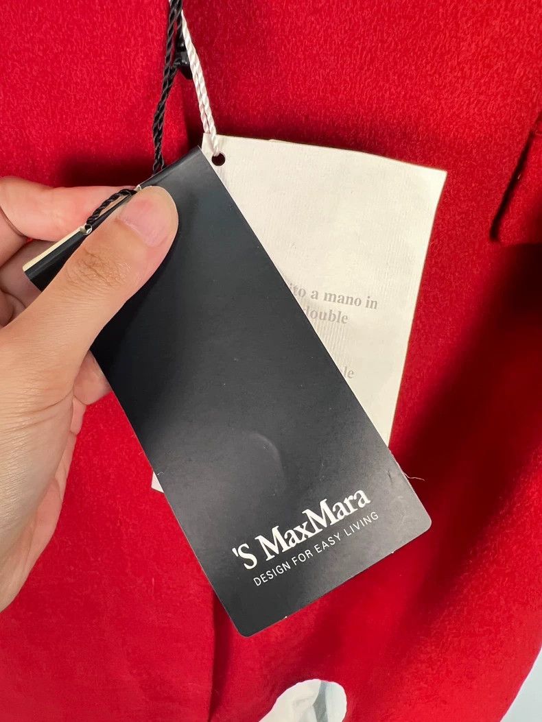 Max Mara MaxMara Red Cashmere Long Coat -dmc Size ONE SIZE - 5 Thumbnail