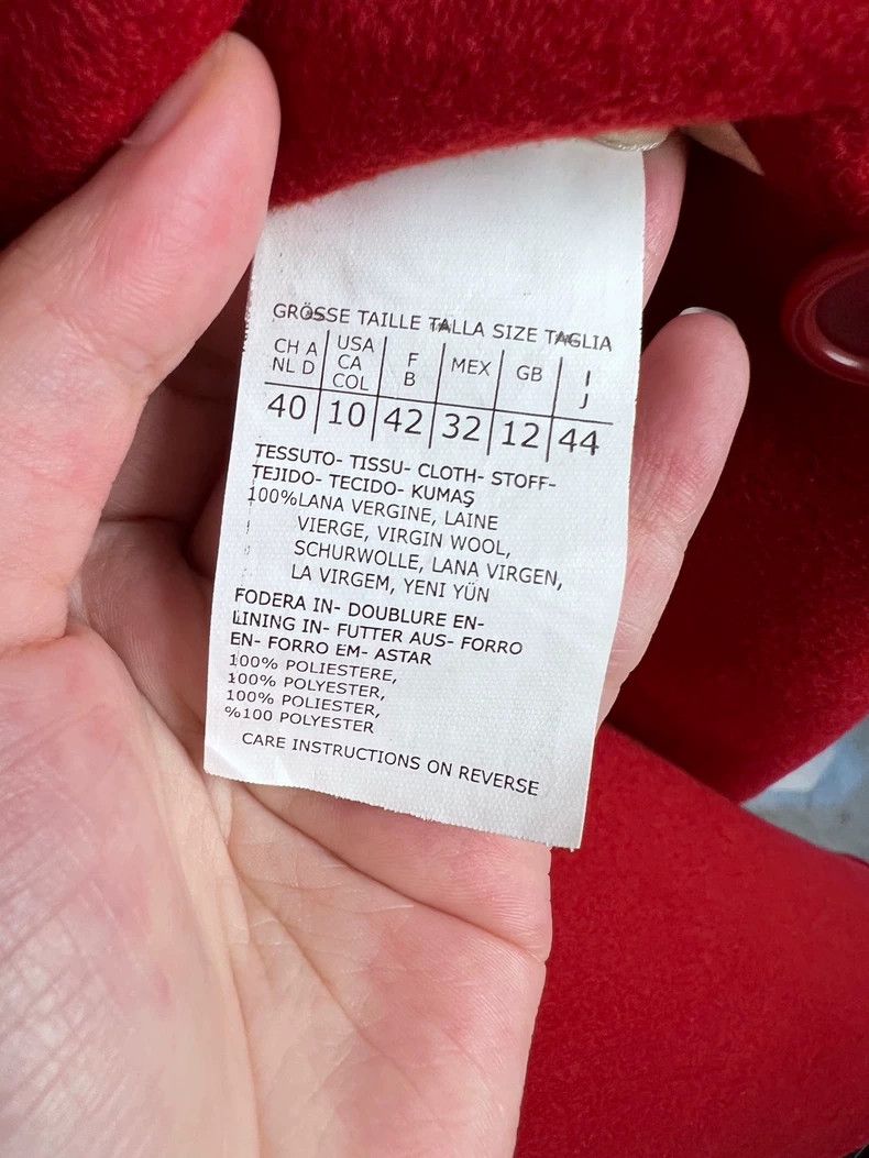 Max Mara MaxMara Red Cashmere Long Coat -dmc Size ONE SIZE - 7 Thumbnail