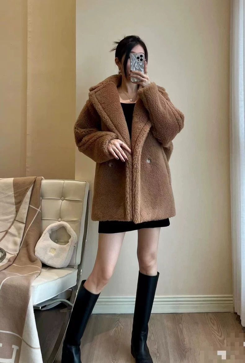 Max Mara Maxmara Classic Teddy Bear Coat -dmc Size L / US 10 / IT 46 - 8 Thumbnail