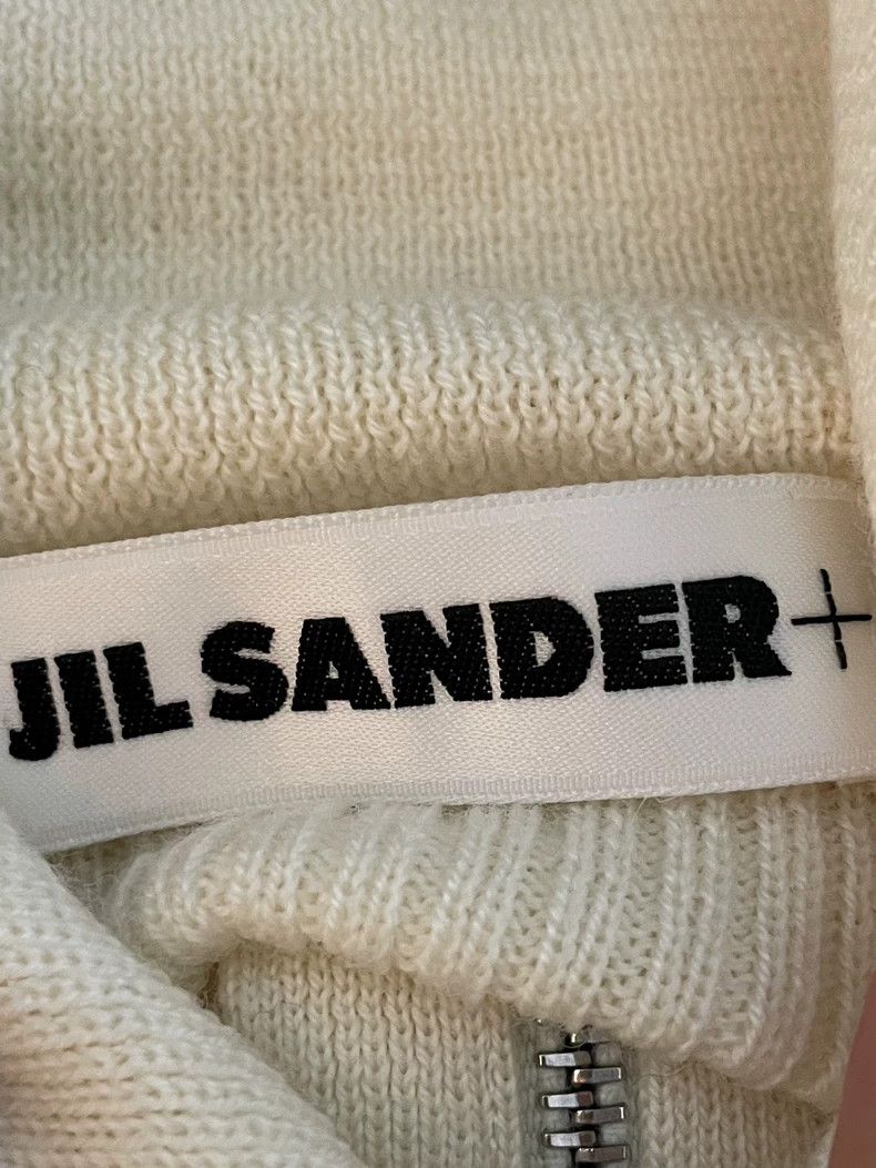 Jil Sander Jil Sander White Wool Zip Knit Top -dmc Size XS / US 0-2 / IT 36-38 - 3 Thumbnail