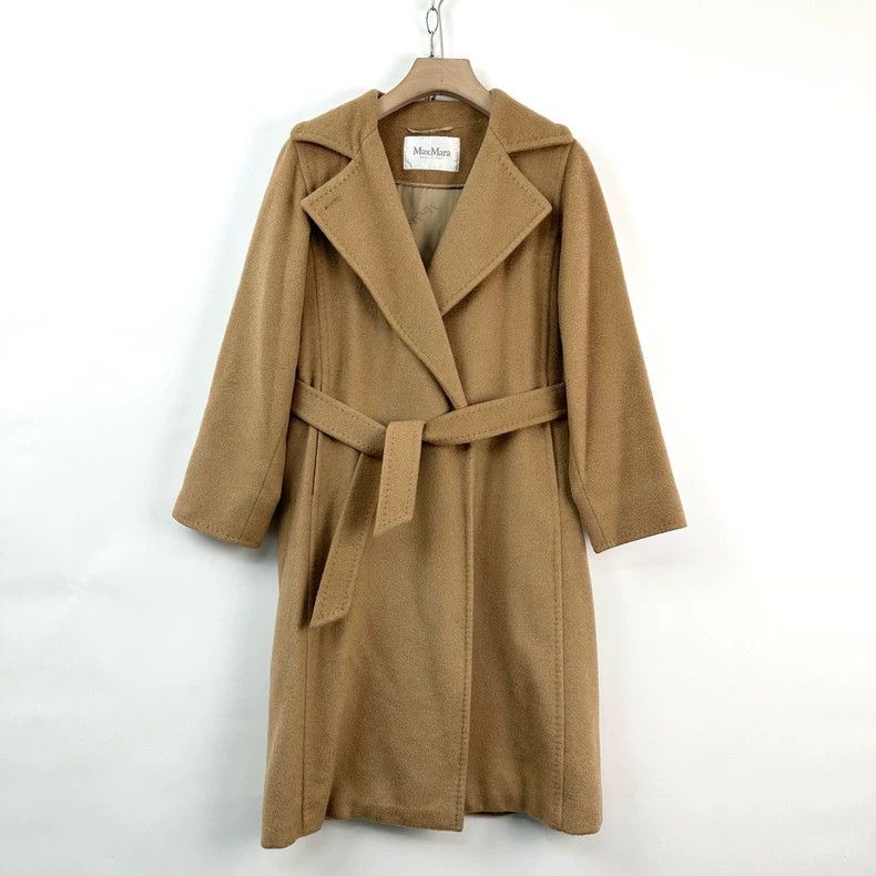 Vintage Max Mara Belted Camel Collar Coat -dmc Size US XS / EU 42 / 0 - 3 Thumbnail