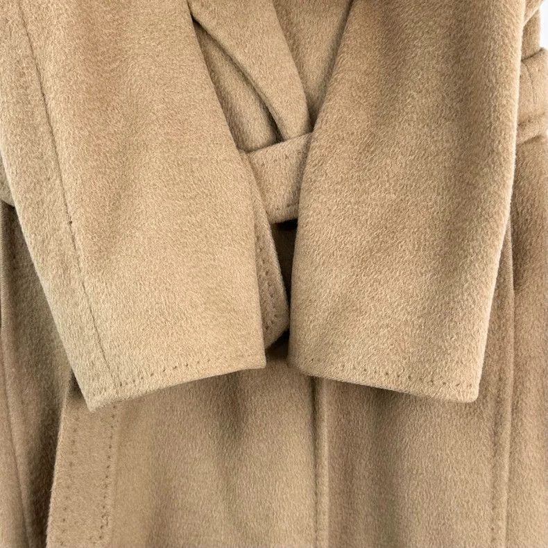Vintage Max Mara Belted Camel Collar Coat -dmc Size US XS / EU 42 / 0 - 6 Thumbnail