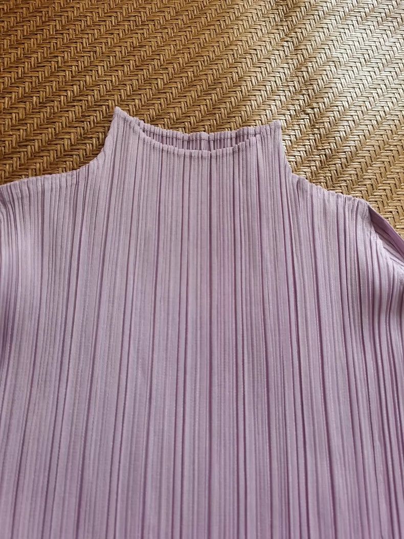 Issey Miyake Issey Miyake Pleated Turtleneck Top -dmc Size US M / EU 48-50 / 2 - 3 Thumbnail