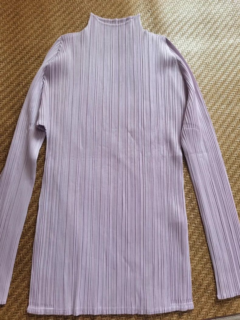 Issey Miyake Issey Miyake Pleated Turtleneck Top -dmc Size US M / EU 48-50 / 2 - 2 Thumbnail