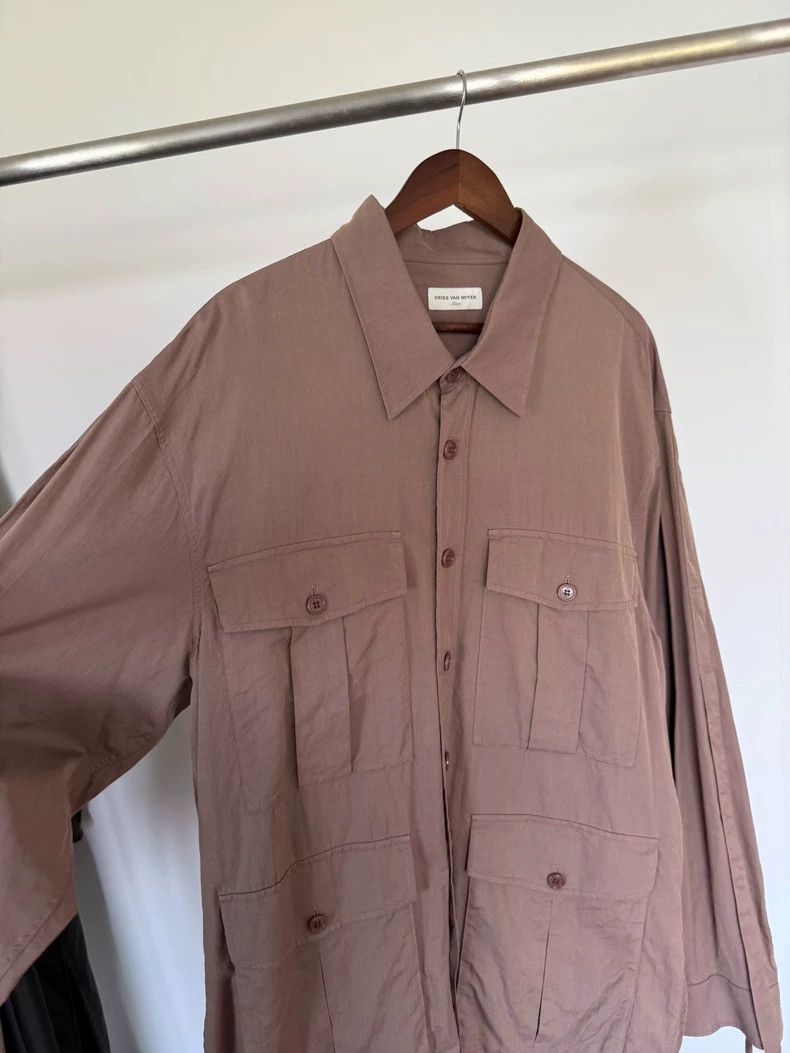 Dries Van Noten Dries Van Noten Brown Utility Shirt Jacket -dmc Size US L / EU 52-54 / 3 - 4 Thumbnail
