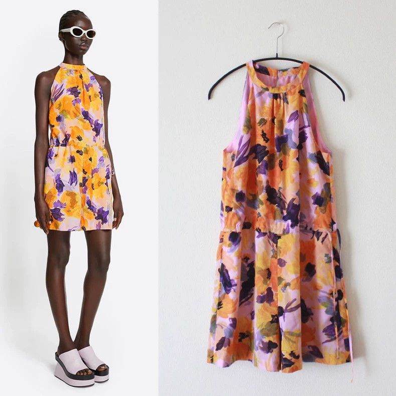 Dries Van Noten Dries Van Noten Floral Sleeveless Dress -dmc Size US M / EU 48-50 / 2 - 2 Thumbnail