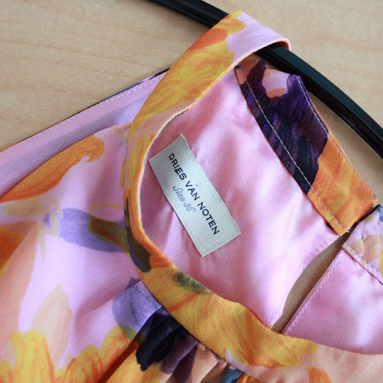 Dries Van Noten Dries Van Noten Floral Sleeveless Dress -dmc Size US M / EU 48-50 / 2 - 7 Thumbnail
